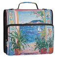 thumbnail image 5 of FORMRS Zipper Binder with Shoulder Strap 2-inch Ring 500 Sheet Capacity File Bag, Seaside Door, 5 of 5