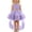 Purple, variant on Flower Girls Dress High Low Wedding Dresses Gown with Bow Back Birthday Party Swing A-Line Dresses,1-2Years