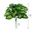 thumbnail image 2 of Artificial Flowers for Outdoors Uv Resistant Fake Plants Silk Greenery Stems Artificial Greenery for Home and Garden Decor Green 1 Pack, 2 of 6