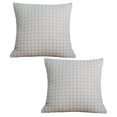 thumbnail image 2 of COM1950s Ice Silk Cooling Pillow Cover Set of 2, Square Detachable Washable Pillow Cases for Bed Head, Sofa Lumbar Support and Dormitory, Summer Cool Texture Design, 2 of 9