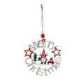 Pengzhipp Hanging Decor Wooden Christmas Sign Christmas Tree Pendant