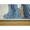 thumbnail image 3 of Signature Design by Ashley Vinlett Contemporary Washable Area Rug, 5' x 7', Abstract Cream/Blue/Brown Pattern, 3 of 6