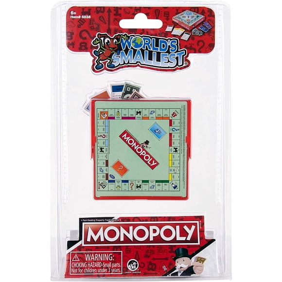 Monopolio mas pequeno del mundo Worlds Smallest