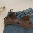 thumbnail image 4 of MEICHEN No Underwire Push Up Tshirts Bras Solid Thin Full Coverage Bralettes Sexy Seamless Underwear for Women, 4 of 4