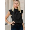 thumbnail image 3 of Hauts pour Femmes Décontractés Manches Courtes à Volants Blouse Tunique Ample, 3 of 6