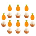 thumbnail image 5 of CYFW Easter Decoration 12 Pcs Carrot Easter Party Favour Set for Home Spring Holiday Decor Easter Home Party Decorations Cake Topper Decorations, 5 of 7