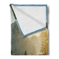 thumbnail image 2 of Yosemite Soft Flannel Fleece Throw Blanket, Yosemite Valley and Half Dome in Foggy Morning During Romantic Sunrise Scenery, Cozy Plush for Indoor and Outdoor Use, 70" x 90", Green Beige, by Ambesonne, 2 of 5