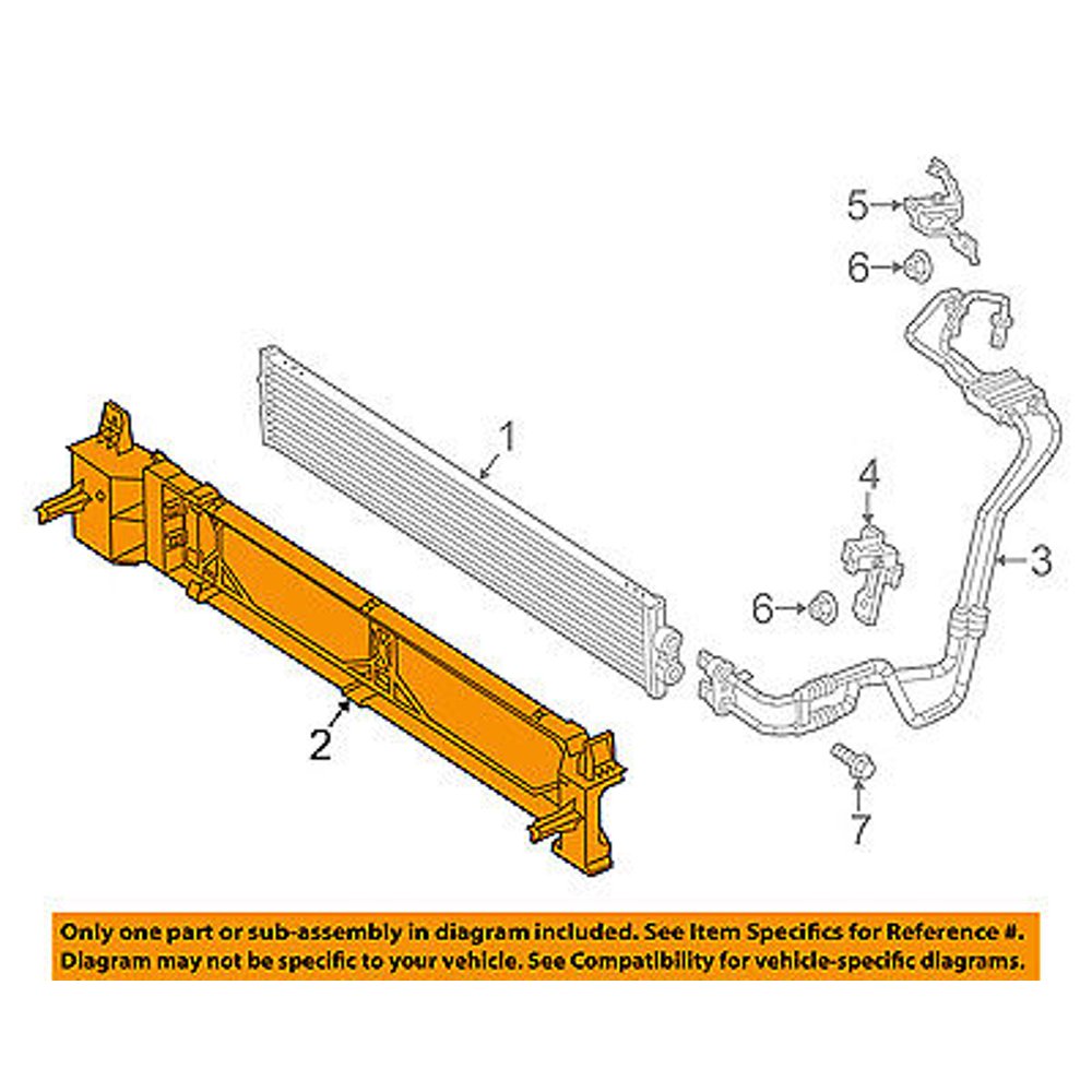 Transmission Oil CoolerTransmission Cooler Mount Bracket 68189003AA