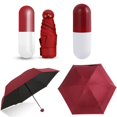 thumbnail image 4 of 1pc Quality Capsule Mini Pocket Umbrella Clear Windproof Folding Umbrellas Compact Rain Umbrella, 4 of 5