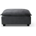 thumbnail image 4 of Tabaray 99.3" Sectional Sofa with Full Down Feather Cushions, Fabric 5 Seats Modular L-Shaped Sofa Couch Set with Convertible Ottoman, Free Combination Sleeper Sofa for Living Room, Apartment, 4 of 5