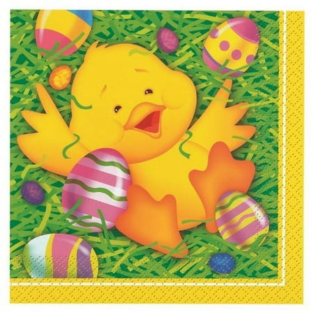 Easter Ducky Lunch Napkins (16 Count) Party Accessory