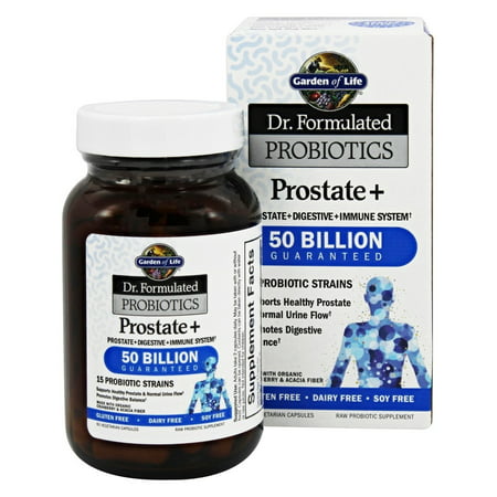 Garden of Life - Dr Formulé Probiotiques Prostate + 50 milliards - 60 capsules végétariennes