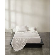 Calvin Klein Modern Cotton Harrison Flat Sheet, King,Ivory,King