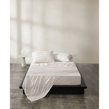 Calvin Klein Modern Cotton Harrison Flat Sheet, King,Ivory,King