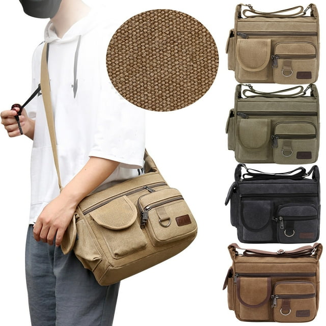 Canvas Tool Bag Canvas Electrician Tool Bag Multifunctional Portable Hand Tool Storage Carry Bag For Can Hold Many Tools Crossbody Bag And Schoolbag
