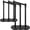 6-Pack, variant on Kojooin Retractable Safety Belt Post, Heavy-Duty Crowd Control Post with Weighted Rubber Base, Easy To Assemble