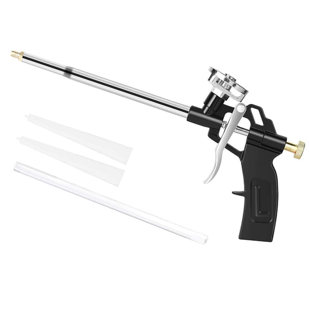 Pistola de espuma de PTFE, Pistola de espuma expandible de PU, Pistola de calafateo Aplicación de rociado de expansión de grado pesado Aplicación para calafatear, llenar, sellar TUNC Sencillez