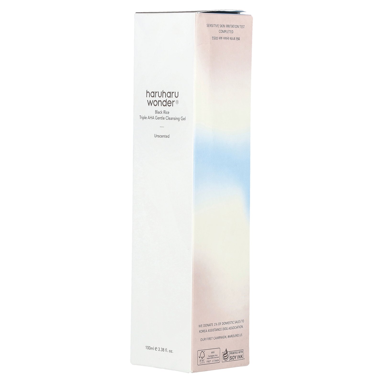 Haruharu Wonder®, Black Rice Triple AHA Gentle Cleansing Gel