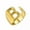 Gold B, variant on MATROOY Fashion Adjustable Initial Alphabet Letter A-Z Ring Finger Rings Women Jewellery-Gold A