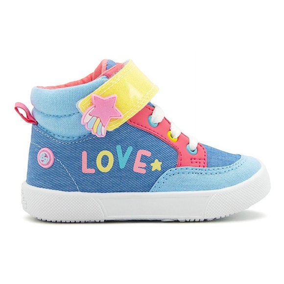 Tenis Bota Niña Bubble Gummers Rapunzel Estrella Azul 12-17 azul acero 14