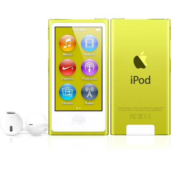 Producto Reacondicionado de Apple MP3 iPod Nano Amarillo de 16 GB de Séptima Generación