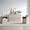 Cream, variant on Aitjunz 3 Pieces Modern Bedroom Furniture Set, 8 Drawer Dresser and 2 Nightstands with Charging Station, Curved Waterfall Edge Design, Natural