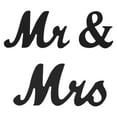 thumbnail image 2 of SMKE Mr And Mrs Sign For Wedding Party Table,Wedding Decorations For Reception,Wedding Signs Black, 2 of 4