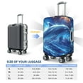 thumbnail image 6 of Haiem Beautiful Ocean Dolphin Luggage Cover Printed Suitcase Covers for Luggage Elastic Washable Suitcase Protector Fits 18-32 Inch Luggage-Large, 6 of 9