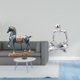 thumbnail image 2 of Figura de caballo,Figura de caballo Escultura animal coleccionable,Figura de pensador abstracto,Estatua de pensador abstracto,decoración para el hogar,Figura humana decorativa para, 2 of 8