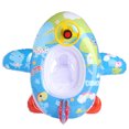 thumbnail image 3 of Flotadores de piscina lindos del anillo de natación inflable del bebé con el volante para los niños pequeños, 3 of 6