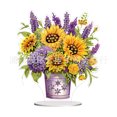 thumbnail image 3 of DIY Tabletop Art Painting Kit Special Shape Rhinestone Tabletop Placing Ornament Home Standing Gem Painting Craft Kit Double Pattern, 3 of 8