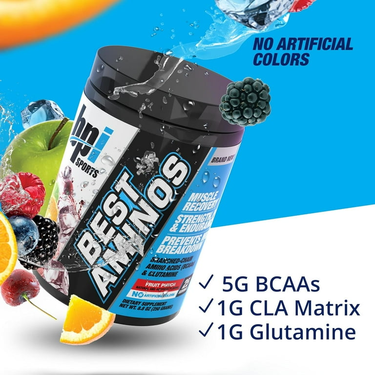 BPI Sports Best Aminos - BCAA Powder Post Workout & Glutamine