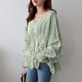 thumbnail image 4 of ZANZEA Womens Tops Shirts Cuff Puff Sleeve Korean Casual Cable Blouses, 4 of 5