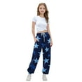 thumbnail image 5 of Erwazi Toddler Kids Sweatpants Boys Girls Star Graphic Print Pants Elastic Waist Drawstring Joggers Size 3-14 Years, 5 of 7
