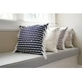 thumbnail image 2 of Lush Decor 20 in x 20 in White Stripes Cotton Blend Decorative Pillow Cover, 2 of 11