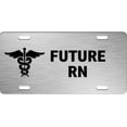 thumbnail image 2 of Future RN Brushed Aluminum Photo License Plate, 2 of 2