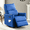 Blue, variant on Gewnee 29.13"Power Rocking Recliner Chair,360°Swivel Recliner Chair with USB & Type-C Ports,Adjustable Reclining Positions,PU Swivel Recliner for Living Room,Office,Bedroom.Brown