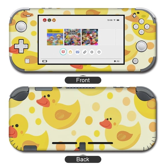 POBUDS Switch Skin | Sticker Wrap Vinyl Decal | Set Compatible with Nintendo Switch ( Switch Lite, Cute Rubber Duck)