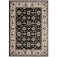 thumbnail image 4 of SAFAVIEH Lyndhurst Frances Traditional Bordered Area Rug, Navy/Cream, 5'3" x 7'6", 4 of 5