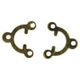 thumbnail image 3 of maskred Exquis Filigrane 3-Trous Connecteur Menuiser Bijoux Bricolage Résultats Vintage Bronze 1Set, 3 of 5