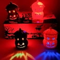 thumbnail image 4 of Wadada 1 Pack Plastic Jack O Lantern Pumpkins Halloween Light up Pumpkin Outdoor Indoor Battery Operated Lighted Pumpkin with Spooky Face Halloween Pumpkin Decorations Party Favor Gifts, 4 of 8