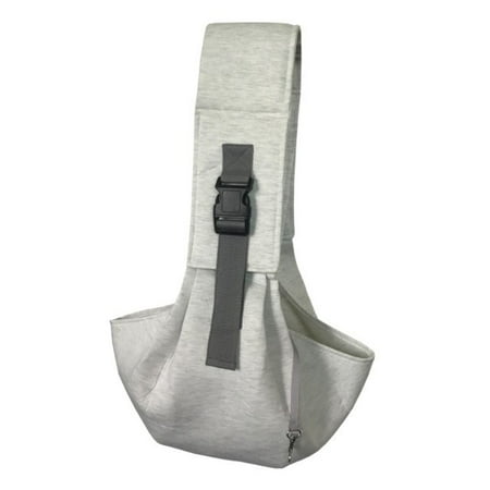 IGEED Dog Sling Carrier  Adjustable Strap & Zip Pocket Reversible Puppy Carrier Purse with Storage Pocket Hands Free Reversible Pet Puppy Travel Bag Backpack for Outdoor Travel