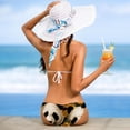 thumbnail image 5 of Panda Sunflower Women's Swimsuit Bikini Set, Detachable Sponge, Adjustable Strap, Two-Pack, Beach & Pool Ready, 5 of 6