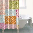 thumbnail image 4 of Pioneer Flower Floral Print Pattern Shower Curtain 36”x72", Bathroom Decorative Shower Curtain Set with 12 Hooks, Waterproof Washable, 4 of 6