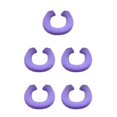 thumbnail image 3 of Transemion Durable Bathroom Pad Tear-resistant And U/O Shape Options Wear-resistant Purple 5Set, 3 of 6