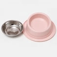 thumbnail image 3 of Elevated Dog Bowls Feeder Dog Dishes Stainless Steel Protect Pet's Spine Anti Vomiting 15°Tilted Elevated Bowl, 3 of 8