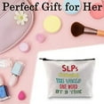 thumbnail image 6 of Zuo Bao Speech Language Pathologist Gift SLP Cosmetic Bag SLPs Changing The World One Word at A Time Speech Therapist Gift, 6 of 6
