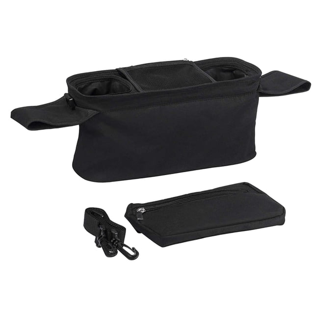 Organizador práctico para cochecito de bebé, gran capacidad, fácil de llevar, organizador de pañales para cochecito de tela Oxford, suministros para Hugo Organizador de cochecito