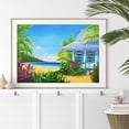 thumbnail image 3 of 5D bricolaje diamante pintura completo redondo taladro playa paisaje pared decoración Rhinestone FLhrweasw Nuevo, 3 of 9