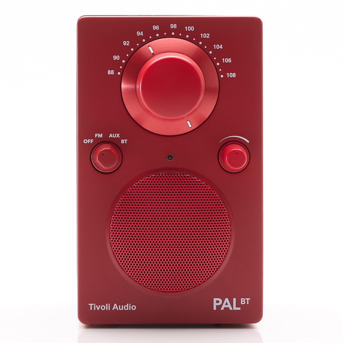 Tivoli Audio PAL BT Bluetooth FM Portable Radio and Speaker - Gen 3 (Red)
